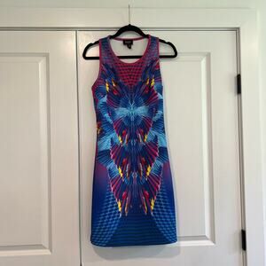 Laundry‎ by Shelli Segal Women's Dress Scuba Sleeveless Multicolor Size M